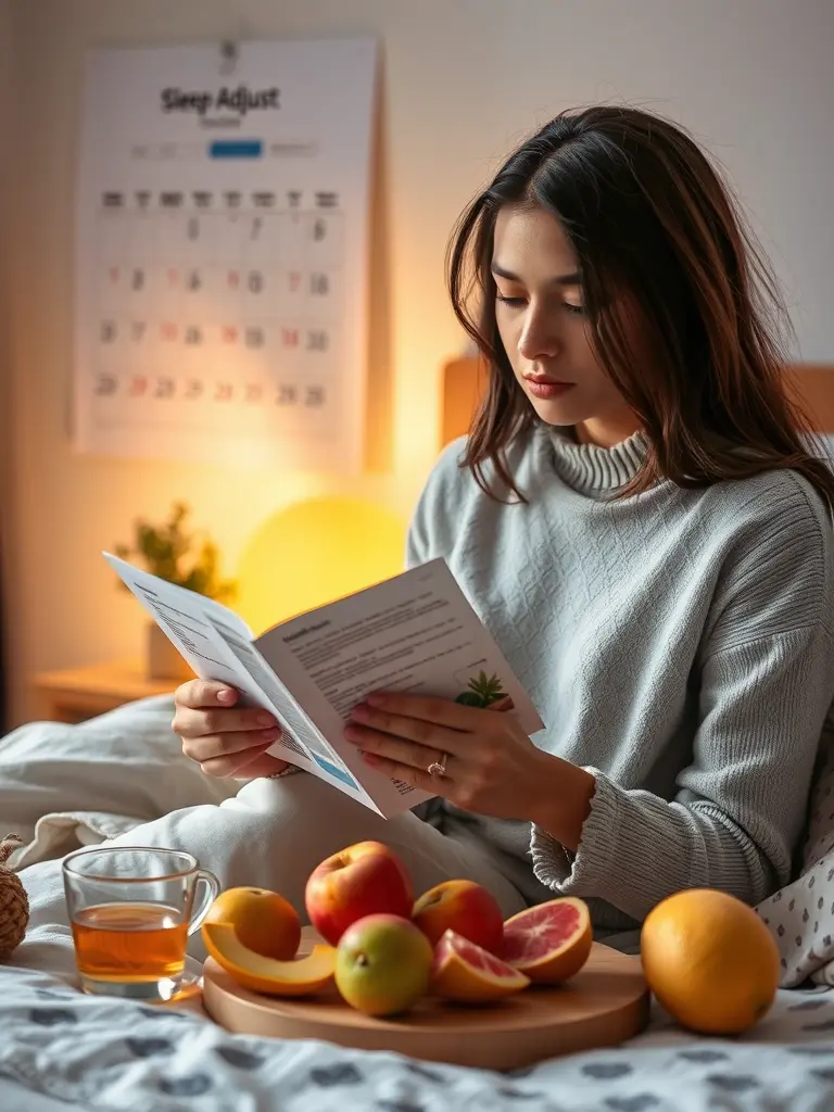 Métodos de dieta e ajustes de estilo de vida para melhorar a profundidade do sono