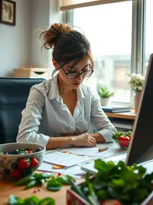 Healthy eating and stress management strategies to enhance workplace well-being