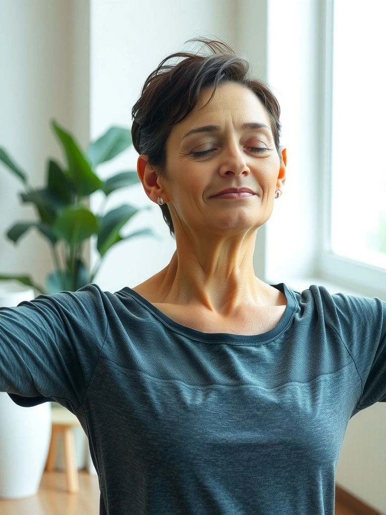 Yoga na-eme nchọpụta na ịdị jụụ na mmetụta nke mmetụta uche mgbe mmadụ nwere nsogbu na ntị.